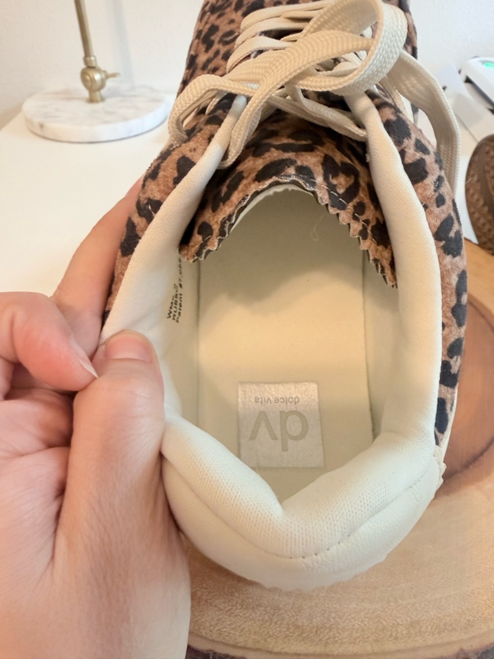 Dolce Vita Leopard Print Sneakers - Picture 10 of 13